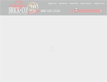 Tablet Screenshot of brickandco.ca